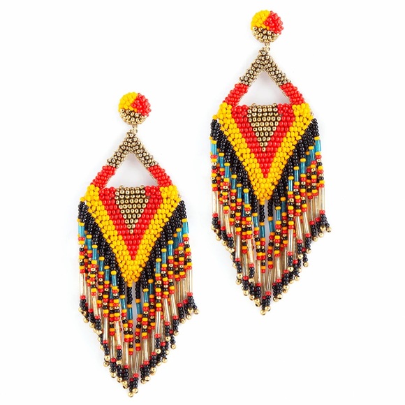 NWT Deepa Gurnani Luxe Beaded Diamond Chandeliers - Picture 14 of 16